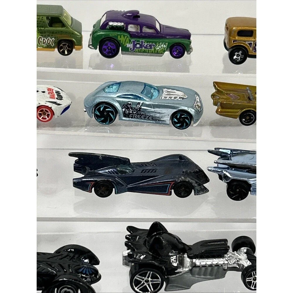 Hot Wheels Batman Batmobile Lot Joker Harley Quinn Joker Mr. Freeze Penguin